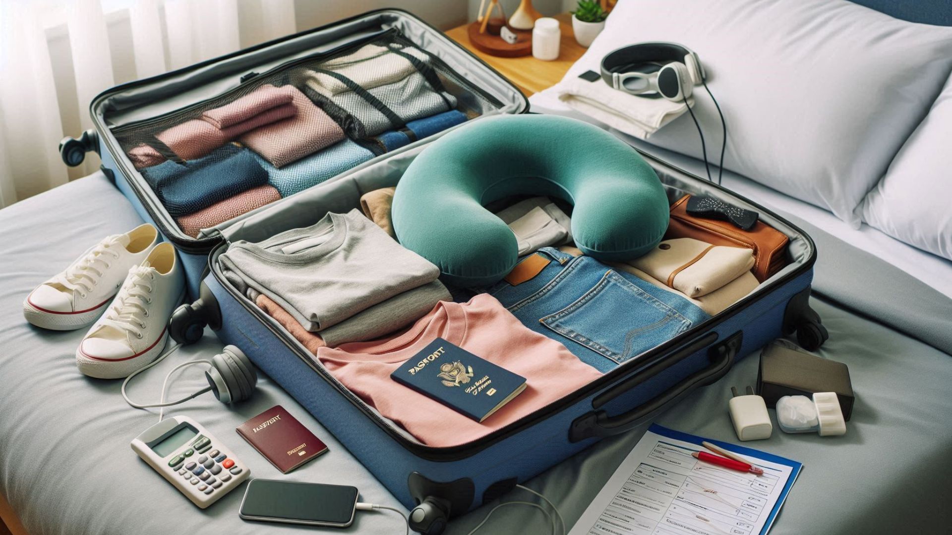 How can I Pack Efficiently for a Long International Flight?